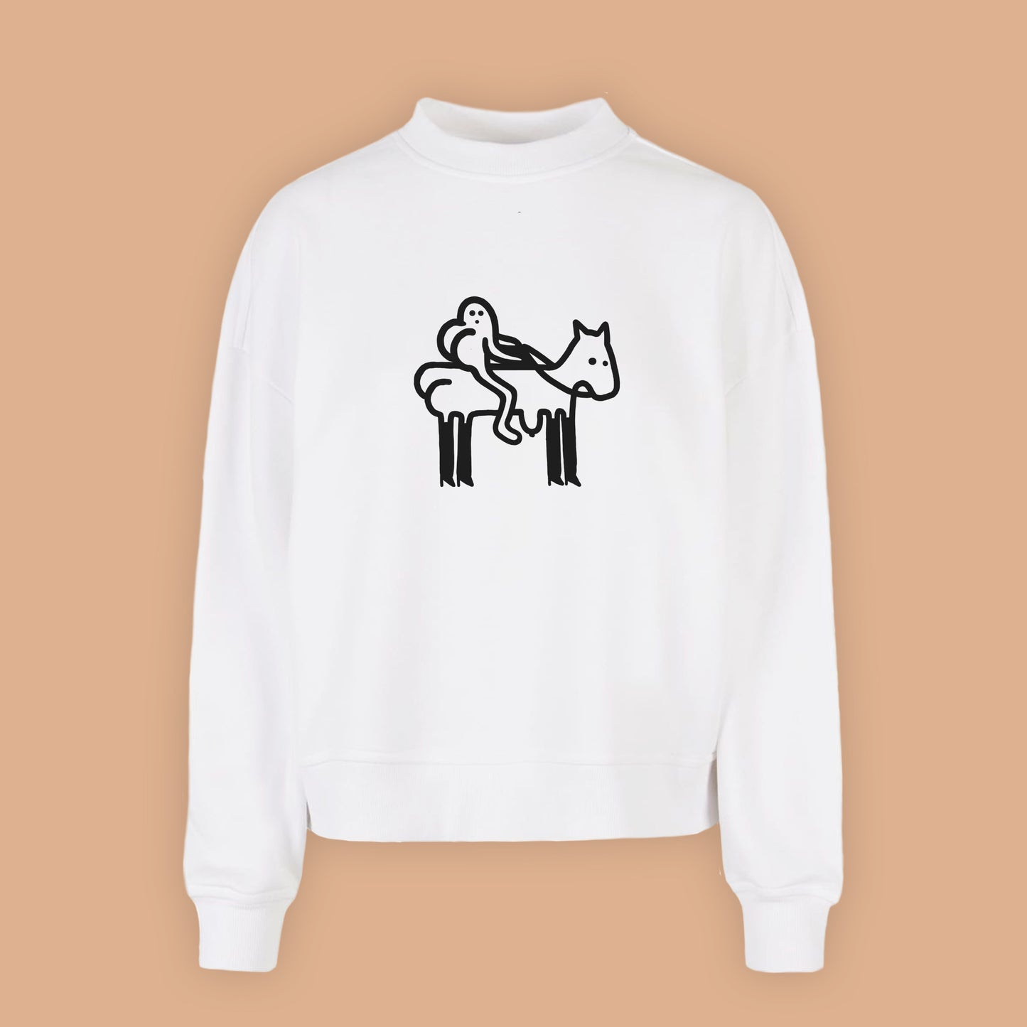 I'm on a whores dood - Women oversized crewneck sweatshirt